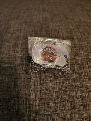 Silver Toronto Raptors Chain Vintage Toronto Raptors Retro Rare NBA Necklace Dog Tag Chain Medallion ...