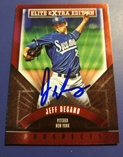 Jeff Degano New York Yankees 2015 Panini #58 Autographed Baseball Card 