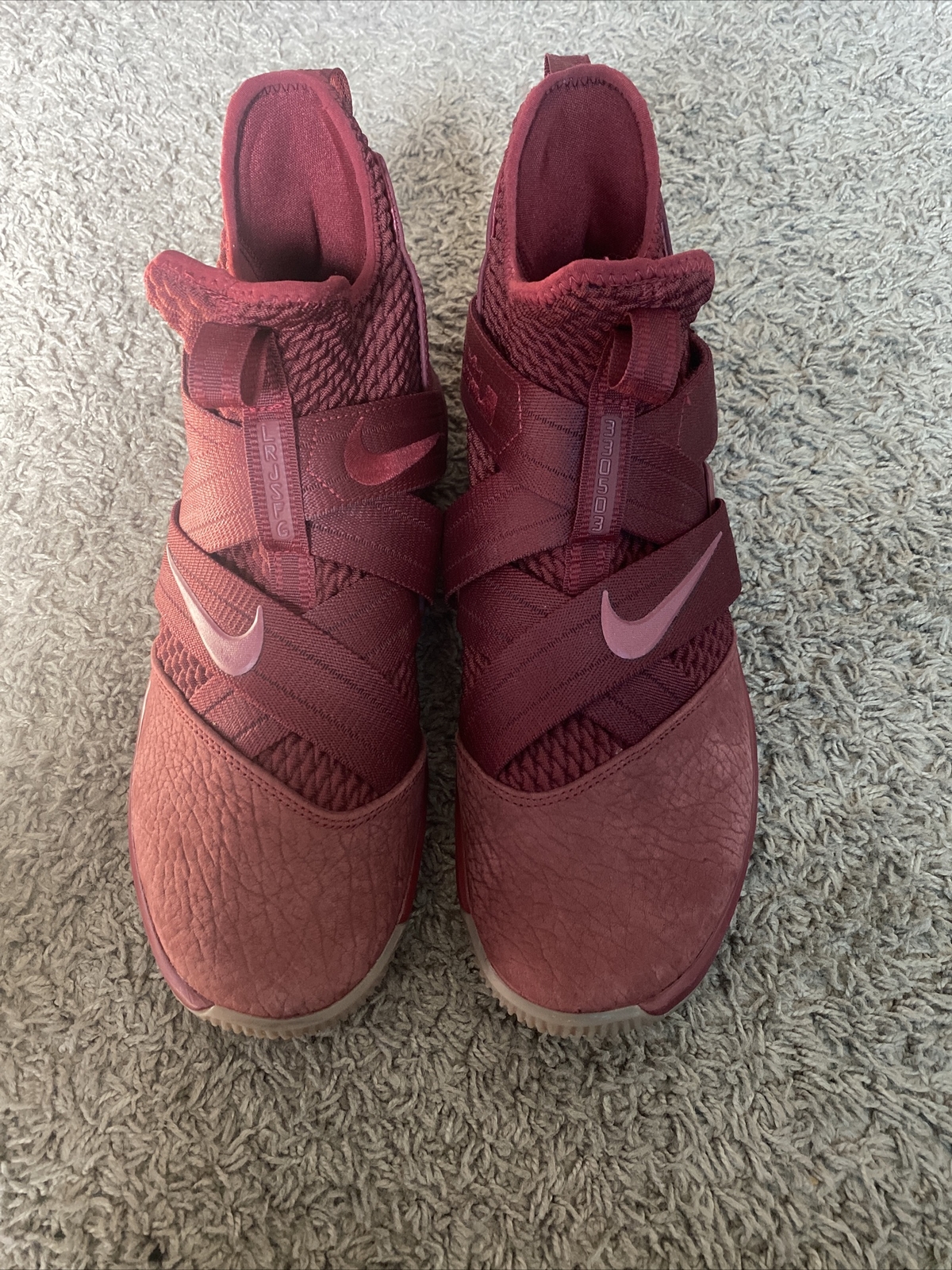 Nike Lebron Red Soldier 12’s Burgundy Gum Gem