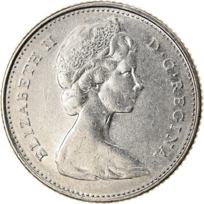 Canadian Coin Canada 10 Cents | Elizabeth II | Bluenose Ship