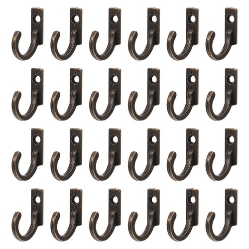 50PCS Wall Mount Coat Hanger Decorative Single Hook Coat Hooks Garment Hook - Afbeelding 1 van 12