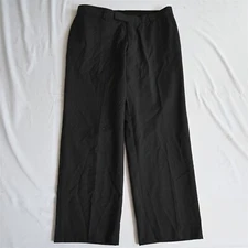 HUGO BOSS 34x30 Dark Gray James Brown 100% Wool Mens Dress Pants