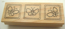 GREAT IMPRESSIONS E643 BUTTERFLY BUTTERFLIES WOOD MOUNT STAMP