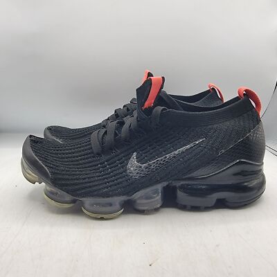 Nike Air VaporMax 3 Mens 7.5 Black Sneaker Shoes Athletic  display picture 1