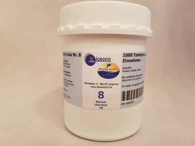 Biosono Dr. Schüssler Salz Nr. 8 Natrium chloratum D 6 (1000 Tabletten)