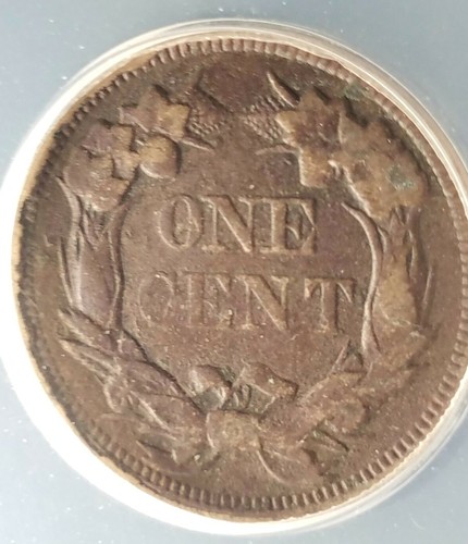 1858 Flying Eagle Cent ANACS VF30 Small Let Corrosion 4336660 Nice Coin Rare - Picture 6 of 10