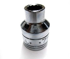 SK Tools 12pt 7mm Standard 3/8" Drive Socket Chrome 2307 *Made In The USA*