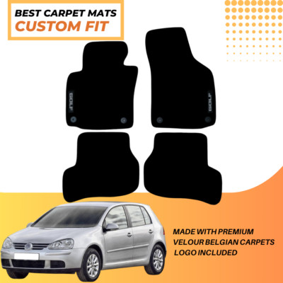 Car Floor Mats Carpet For VW Golf 5 2003-2009 Waterproof Velour Rugs ...