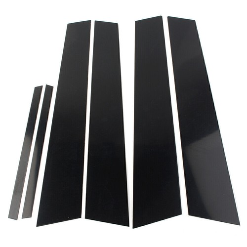 6-teiliges Türverkleidungsset schwarze Säulenstützen für Honda Civic 2006 - 2011 (4-Türer) - Bild 2 von 9