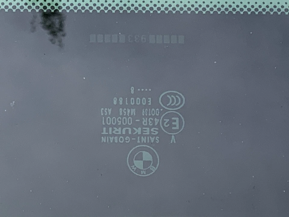 OEM 2004-2010 BMW 535i 535xi E60 sedán techo corredizo techo corredizo vidrio panel de vidrio delantero Foto 3 de 4