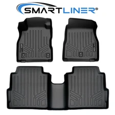 SMARTLINER Custom Fit Floor Mats 2 Row Liner Set OEM TPE 2018-2024 Nissan Kicks
