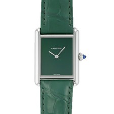 Cartier Tank Green Men's Watch 
