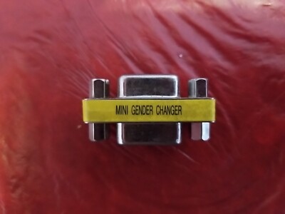 DB9 9-Pin Female to Female Serial Mini Gender Changer Coupler RS-232 New 