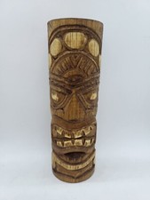 Vintage Hand Carved Wooden Tiki 8''