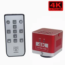 4K 8MP 1080P HDMI USB Industry Microscope Camera 180X / 200X Barlow Lens 2024