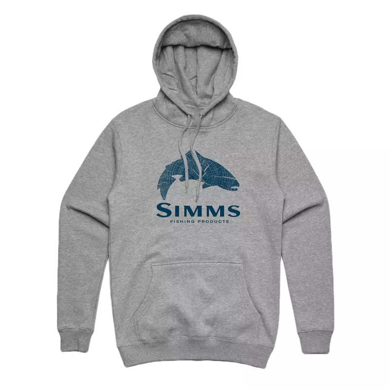 Simms Wood Trout Fill Fishing Hoodie - Size M Thru 2XL - Color