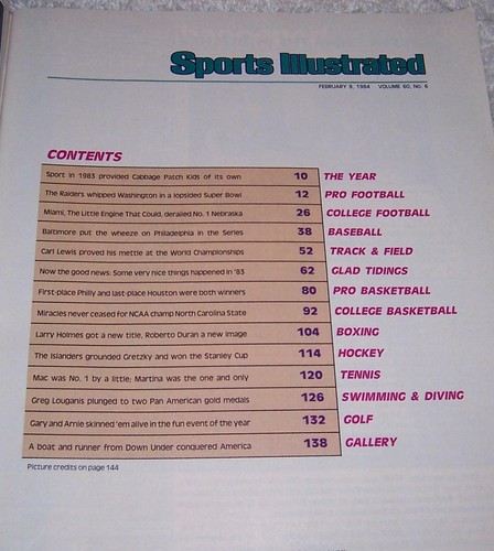 Sports Illustrated Magazine February 8, 1984 Year in Sports Special Issue - Picture 2 of 3