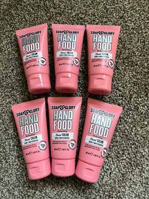 Soap & Glory Hand Food Hydrating Hand Cream Macadamia Oil & Marshmallow 6x50ml