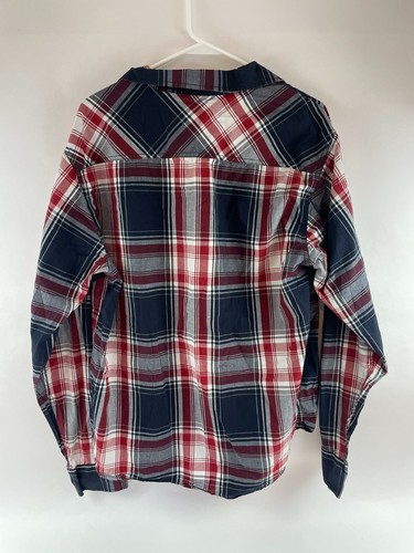 Eighty Eight Shirt Men's Size XL Black Red Plaid Two Front Pockets Button Up - Picture 2 of 6