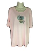BONWORTH Women s Size L Pink Soft T-Shirt for...