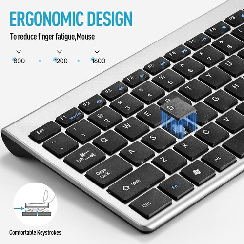 Wireless Keyboard and Mouse Combo - Picture 3 of 7