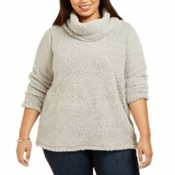 faux sherpa sweater