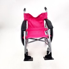 Our Generation Doll Pink Wheelchair Handicapped Chair Folds Battat OG