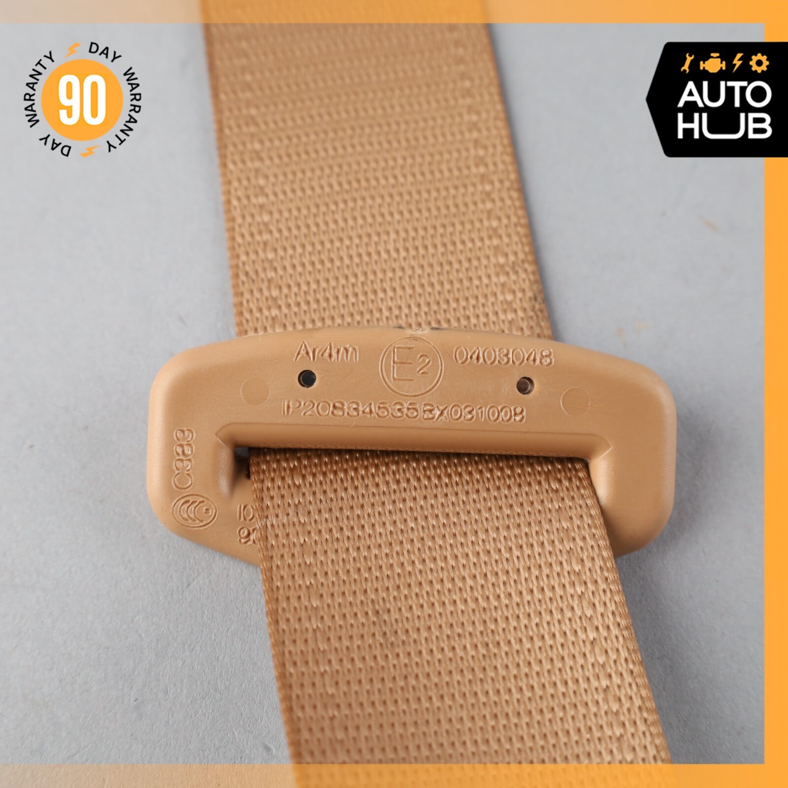 09-13 Maserati Quattroporte S M139 Rear Center Seat Belt Beige OEM 50k