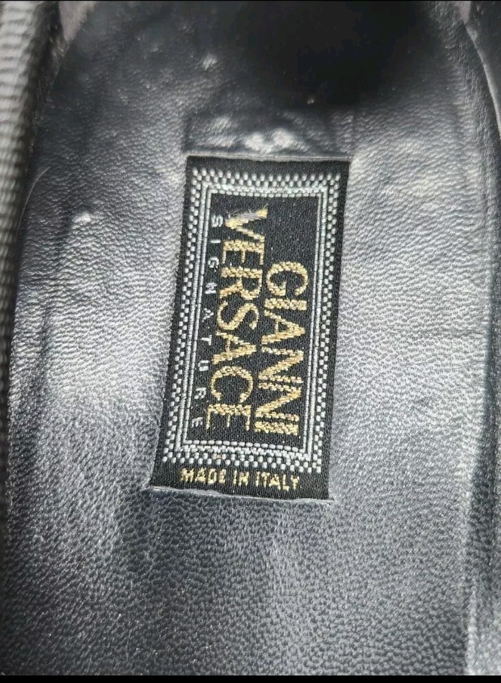 GIANNI VERSACE ワークブーツ size85 ITALY製 210.jpg