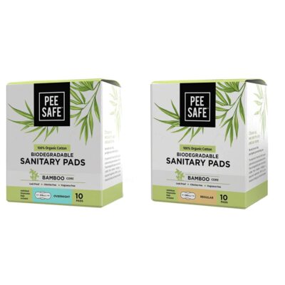 PEESAFE Biologisch Abbaubare Nacht-Und Tagesbinden 10 Stück Pro Set Von 2