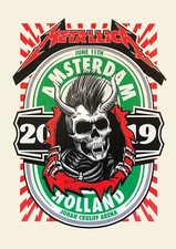 Metallica Concert Iowa Speedway Poster Art Print