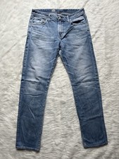 AG Adriano Goldschmied The Protoge Straight Leg 33 Blue Jean USA Made