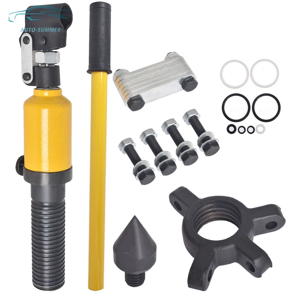 5T Hydraulic Bearing Gear Puller Wheel Hub Puller Separator Garage Tool 3-Jaws - Image 3 of 4