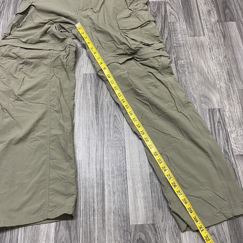 REI High Rise Elastic Waist Straight Leg Beige Cargo Pants Boy's Size Medium - Picture 10 of 11