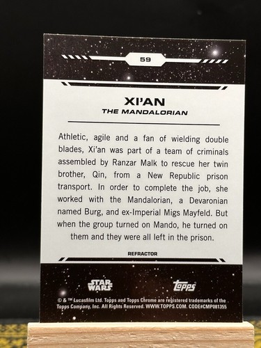 2024 Chrome Star Wars - XI'AN - Refractor - No. 59 - Bild 2 von 2