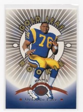 1997 Leaf - Gold Leaf Rookie Orlando Pace Rookie #180 (RC) Rams