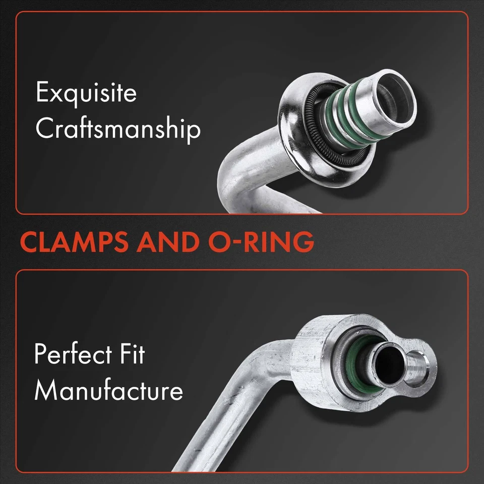 2x Conjunto de línea de succión y descarga y líquido para Ford F-250 F-350 Super Duty gasolina Foto 2 de 4