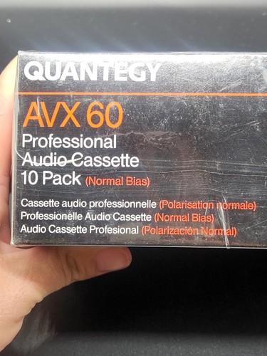 Quantegy AVX 60 Professional Audio Cassette 10 Pack High Speed Duplication... - Picture 2 of 6