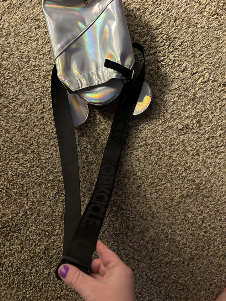 Mickey Mouse Sling Bag Corkcicle Prismatic Iridescent Disney 100th NWOT
