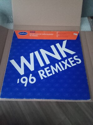 Wink '96 Remixes Higher 12'' Vinyl VG+ VG+ Techno Sammlungsauflösung