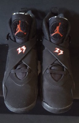 NIKE AIR JORDAN 8 VIII RETRO BLACK 