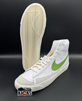 Sz 11.5M - NEW Blazer Mid '77 VNTG White Green Black Sail BQ6806-116