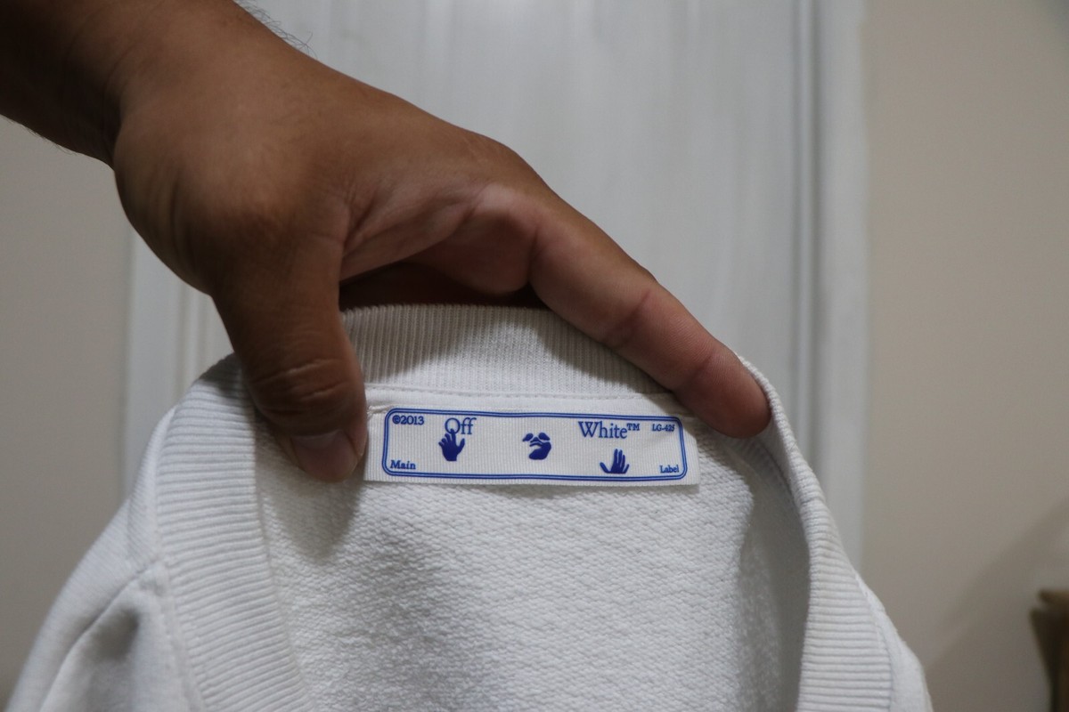 Off White Collection name Milan italy 2013 pullover crewneck Off White Collection name Milan italy 2013 pullover crewneck