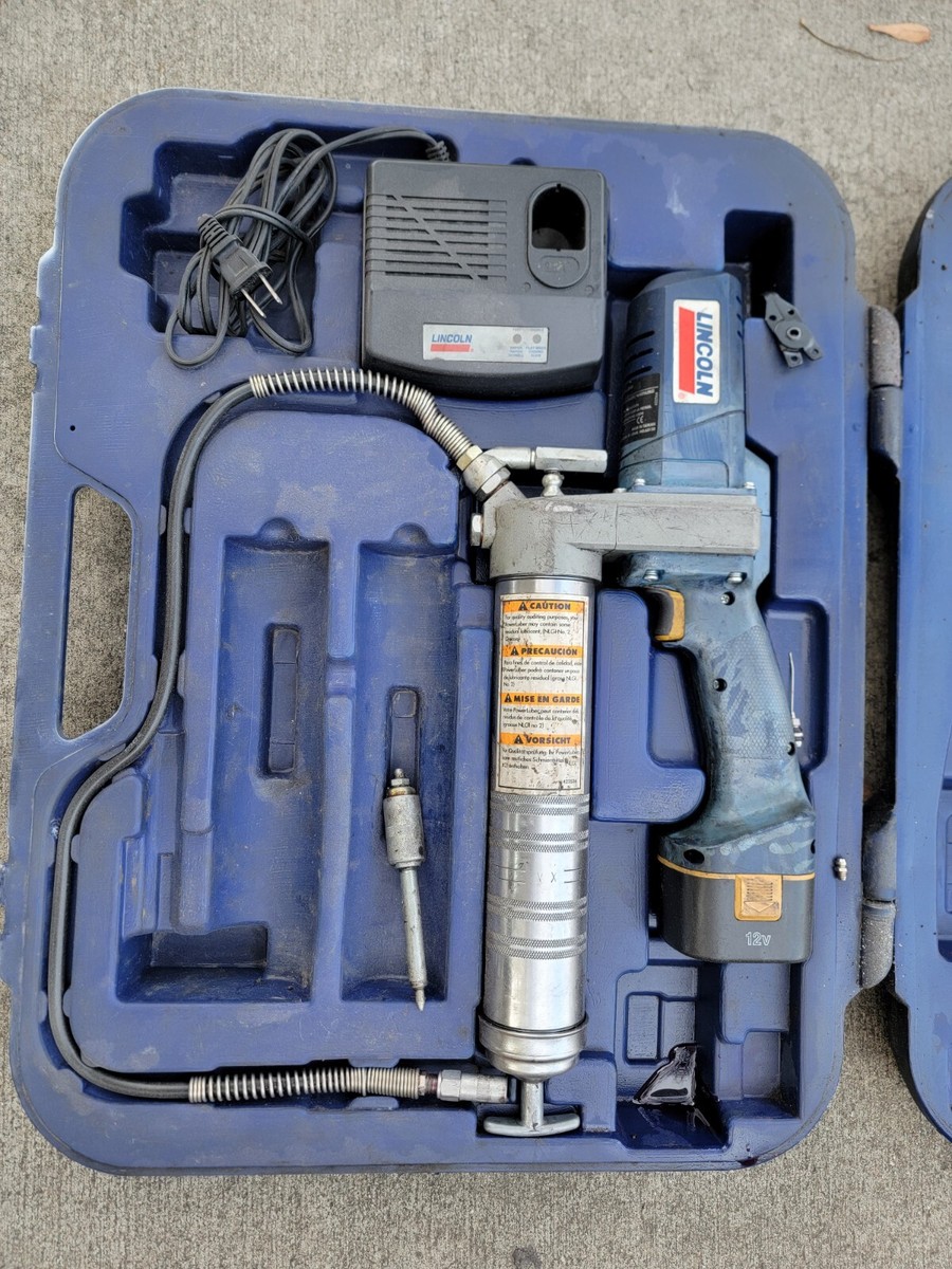 Lincoln Model 1200 PowerLuber Grease Gun 12V 6000 psi