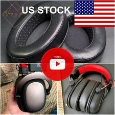 Lambskin Leather Ear Pad Foam Cushion For Redragon H510 Zeus,H520 Icon Headset