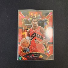 Select 2023-24 RJ Barrett Mezzanine Red Cracked Ice Prizm Raptors  L25
