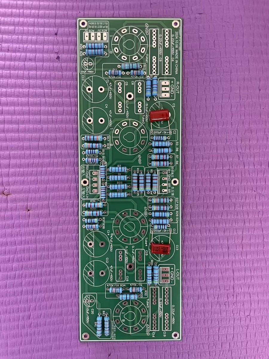 Williamson EL34/KT88 Push-Pull PCB Board with resistors | eBay