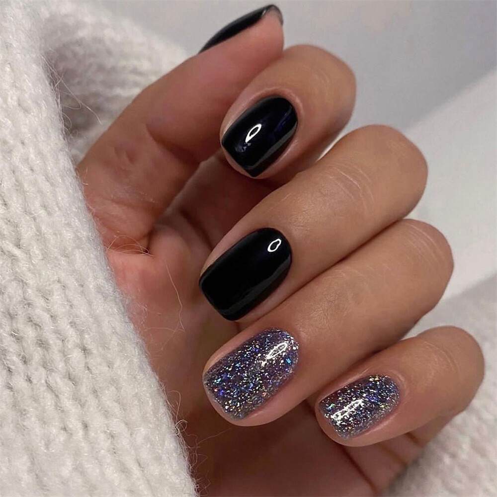 dark gel nail designs