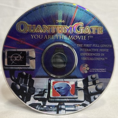 QUANTUM GATE You Are The Movie (PC) Hyperbole Studios - Windows 3.1/95 DISC ONLY