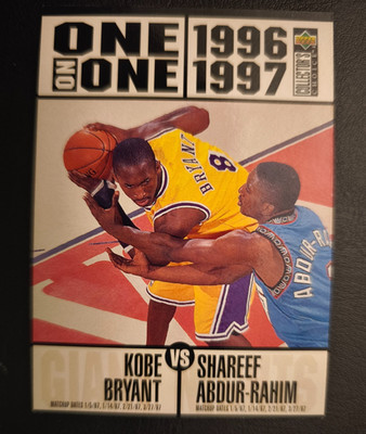1996-97 Upper Deck Collector´s Choice One on One Kobe Bryant Rookie Year #361